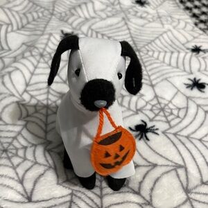 Halloween Dog Costume with Pumpkin Accessory - Halloween Decor
